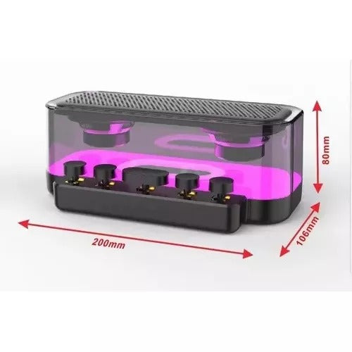 Parlante Bluetooth Z6 Retro - Diseño Máquina de Escribir RGB
