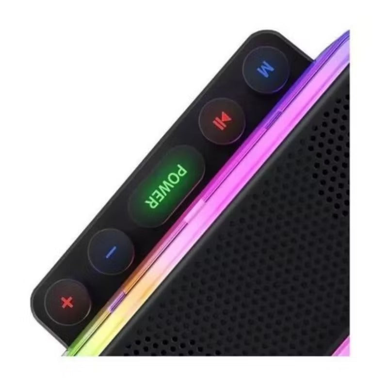 Parlante Bluetooth Z6 Retro - Diseño Máquina de Escribir RGB