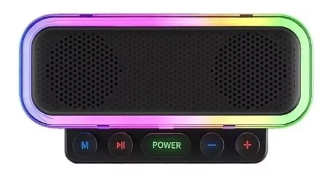 Parlante Bluetooth Z6 Retro - Diseño Máquina de Escribir RGB