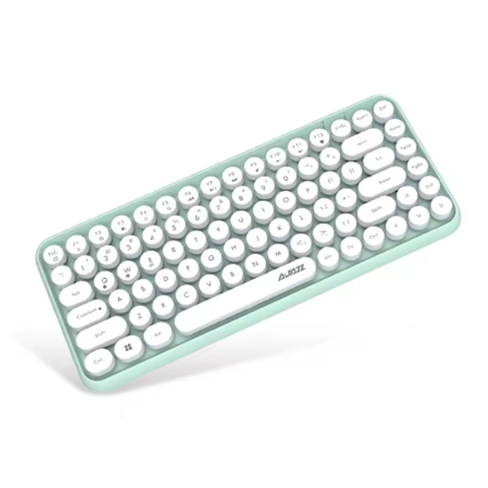 Teclado Ergonómico Compacto Azul - Diseño Moderno