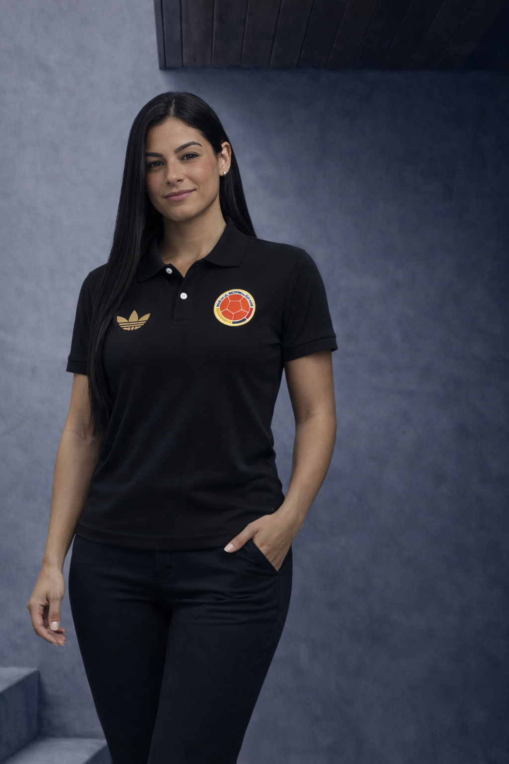 Polo Selección Colombia Mujer - Oficial Tricolor Patria