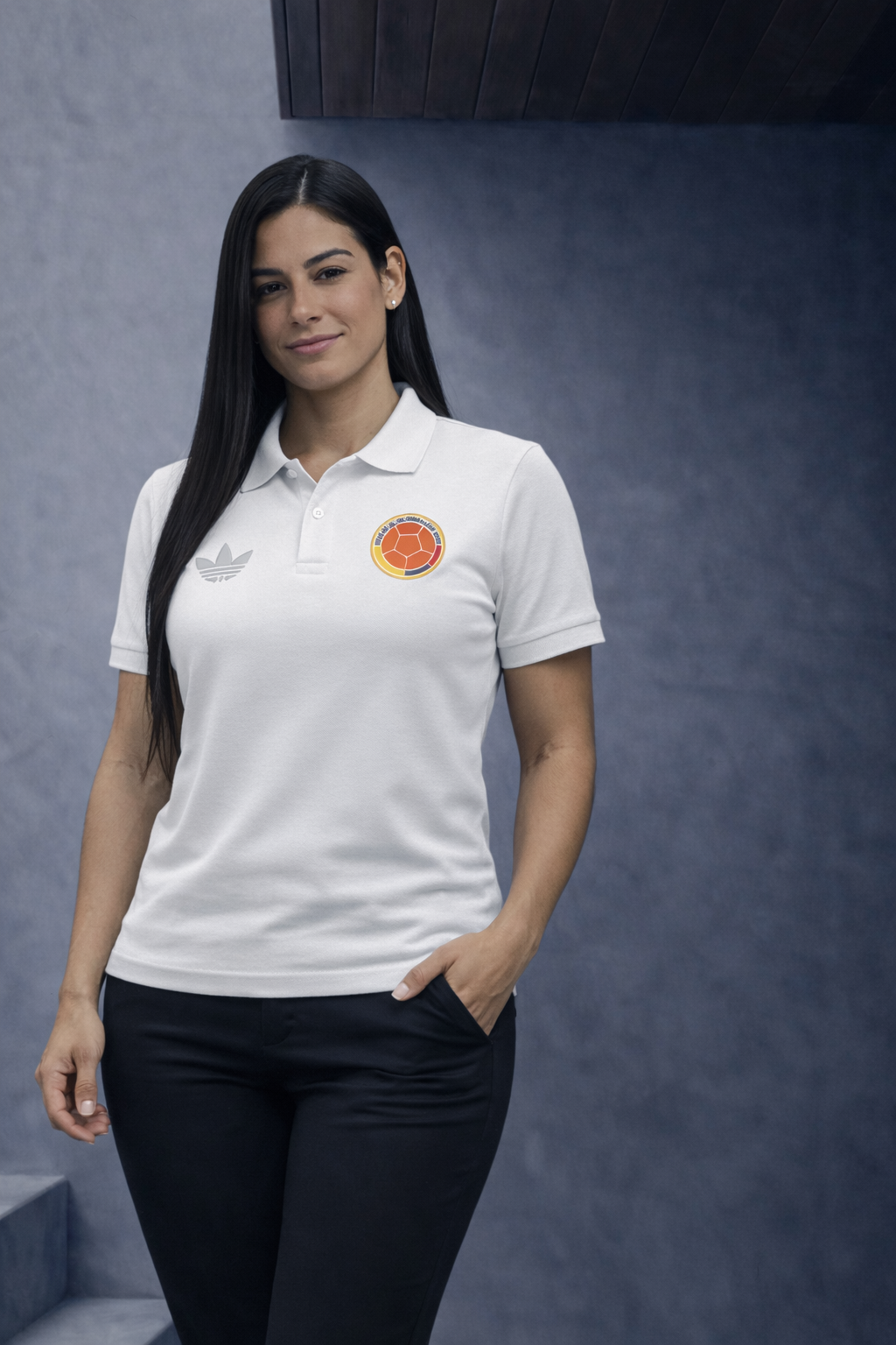 Polo Selección Colombia Mujer - Oficial Tricolor Patria