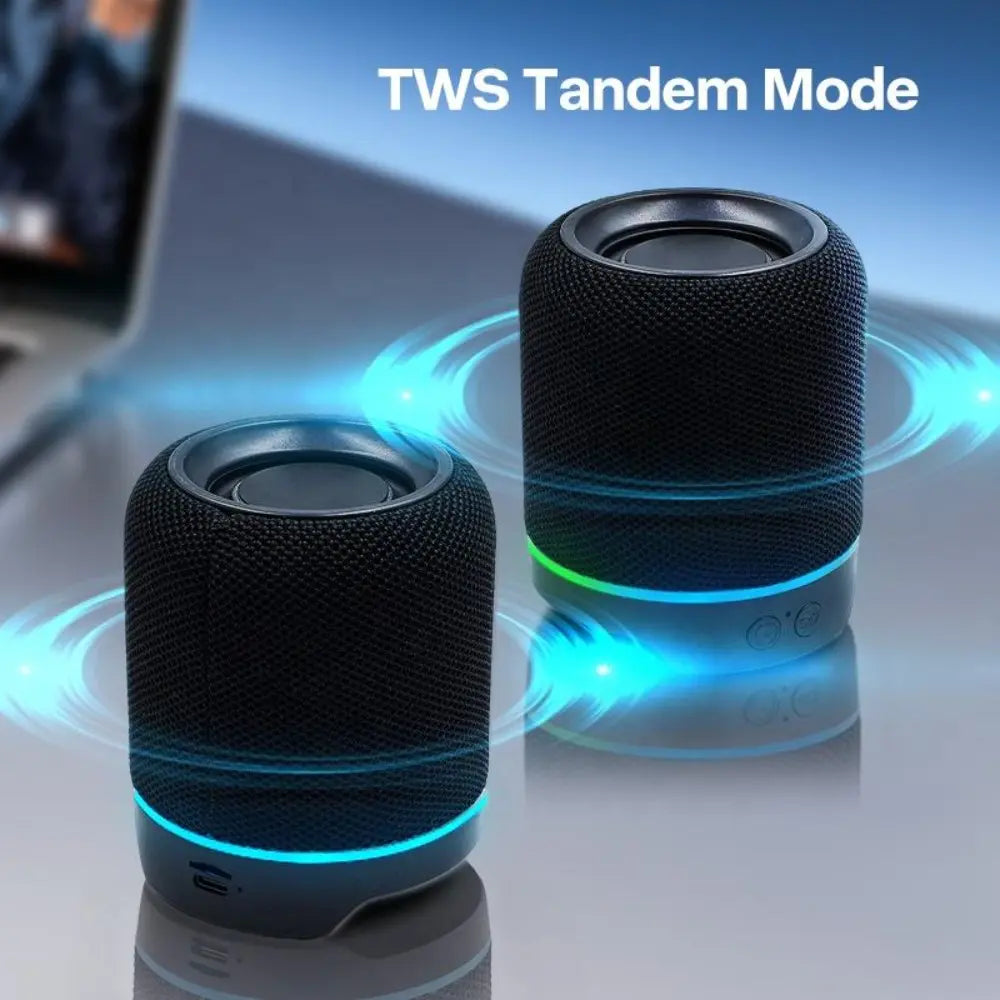 Parlante Bluetooth M25 RGB - 10W Portátil con Luces LED